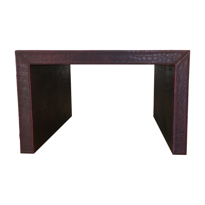 Fendi Casa Embossed Cube Side Table Available For Immediate Sale Fendi Casa Embossed Cube Side Table Available For Immediate Sale